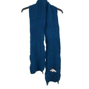 Denver Broncos NFL Little Earth Knit Scarf Blue Fan Apparel One Size